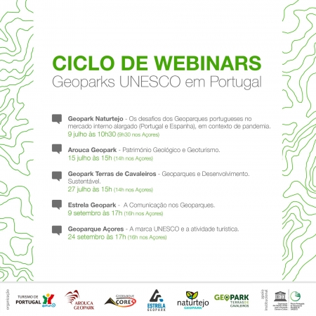 Geoparque Açores - Ciclo de Webinars - Geoparks UNESCO em Portugal